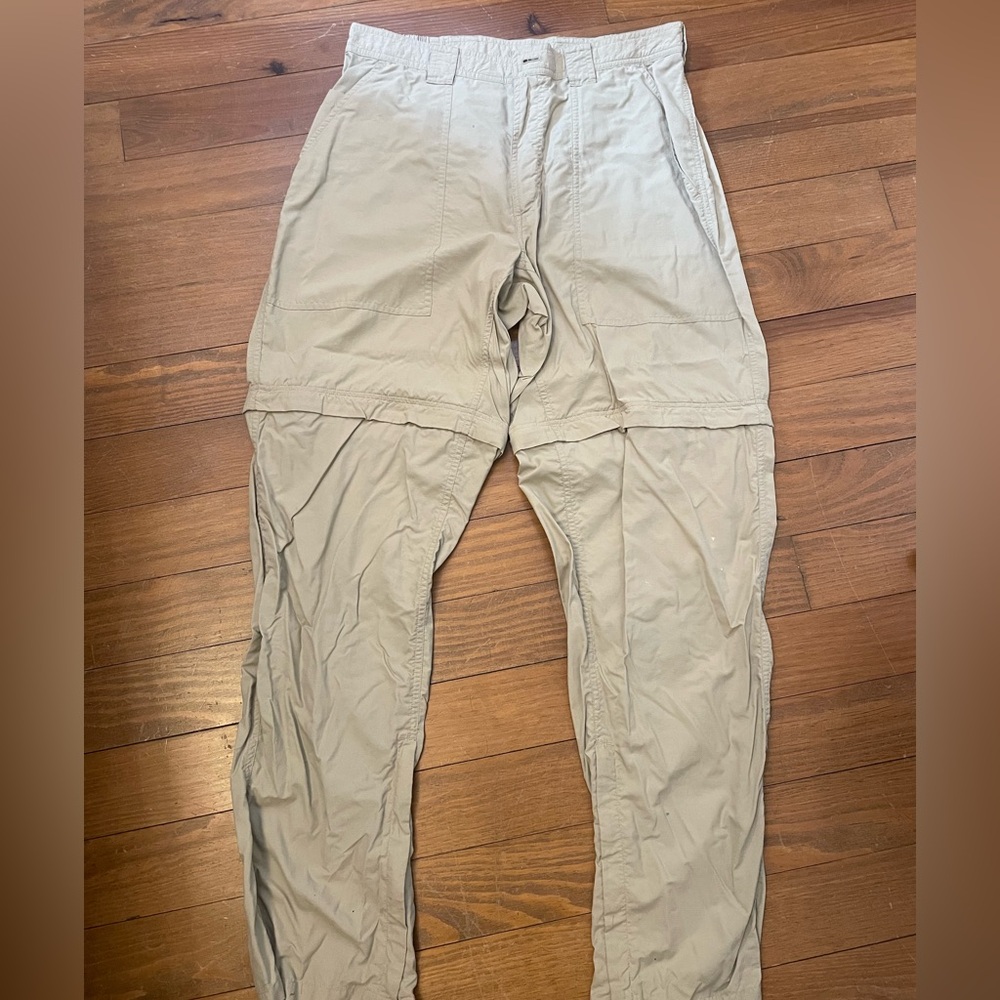 ExOfficio Convertible Zipoff Pants Buzz-off Insect Repellant - Medium, Beige